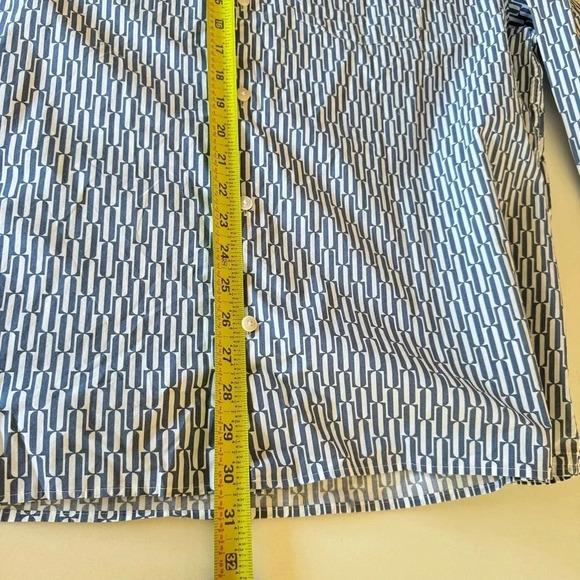 Ted Baker Shirt || Men’s Ruskin Long Sleeve Retro Sleeve Size 6 XXL - Picture 7 of 13